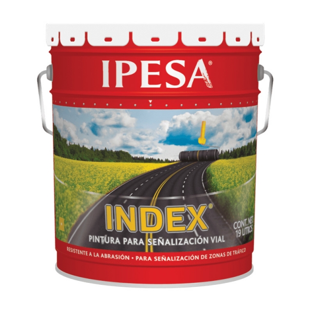 Steel Mart: PINTURA IPESA AMARILLO TRAFICO 6002 CUBETA (19 L)