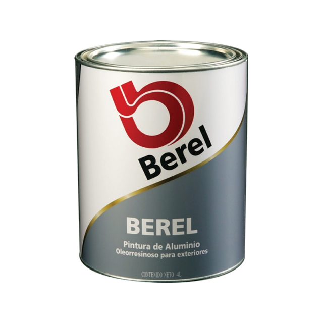 PINTURA BEREL ALUMINIO 150  CUARTO