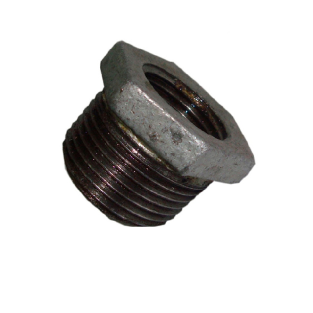 REDUCCION BUSHING NEGRA HIERRO MALEABLE   1/2" X 1/4"