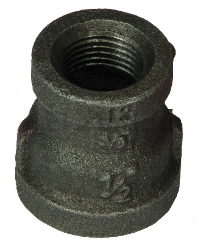 REDUCCION CAMPANA NEGRA   3/4" X 1/2"