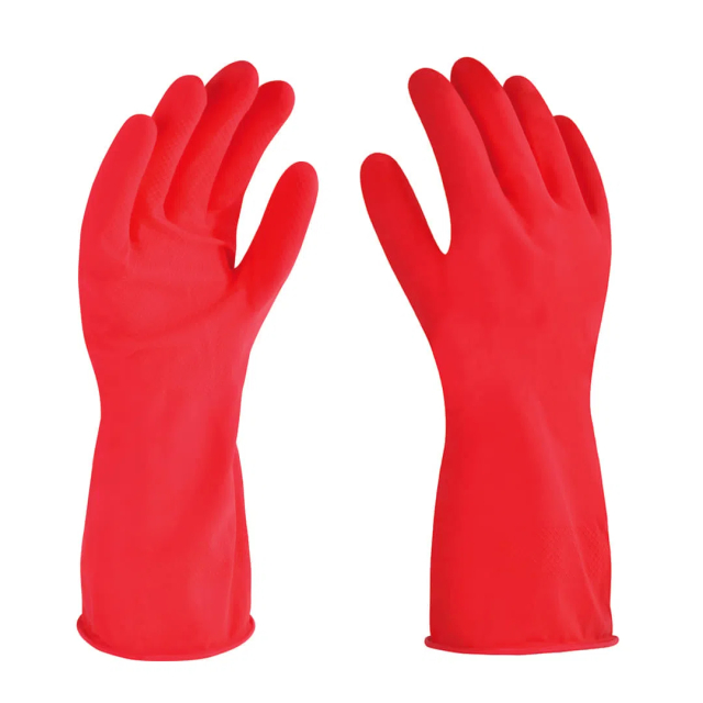 GUANTE LATEX ROJO NO. 9 (PAR)