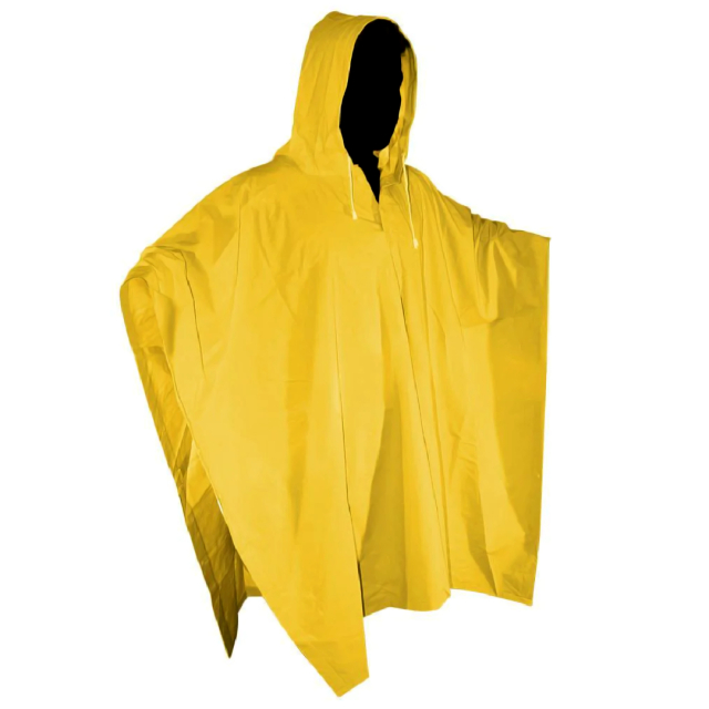 IMPERMEABLE TIPO CAPA/MANGA AMARILLO UNITALLA