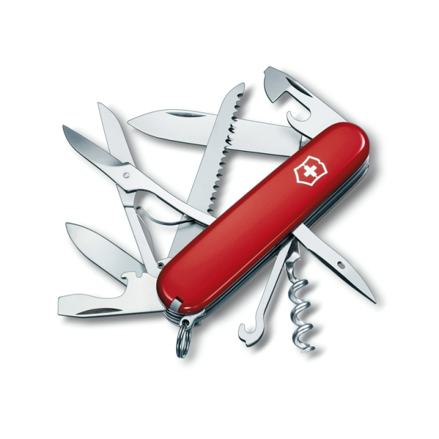 HERRAMIENTA VICTORINOX HUNTSMAN ROJA, 15 USOS (1.3713)