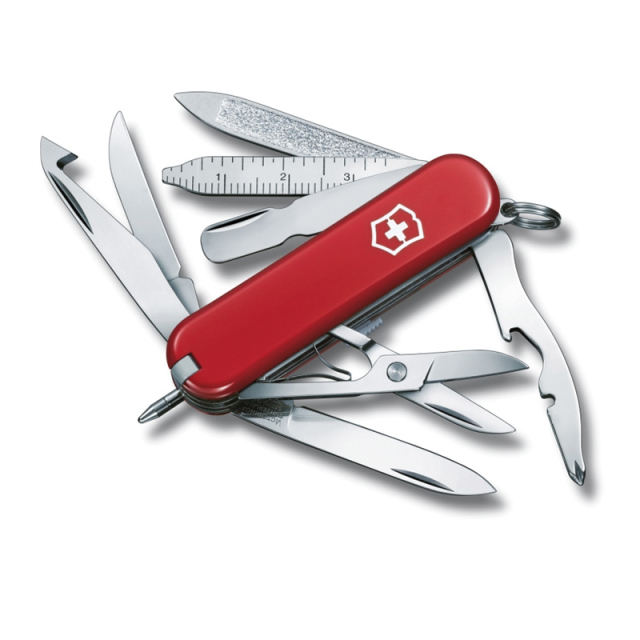 HERRAMIENTA VICTORINOX MINICHAMP ROJA, 16 USOS (0.6385)