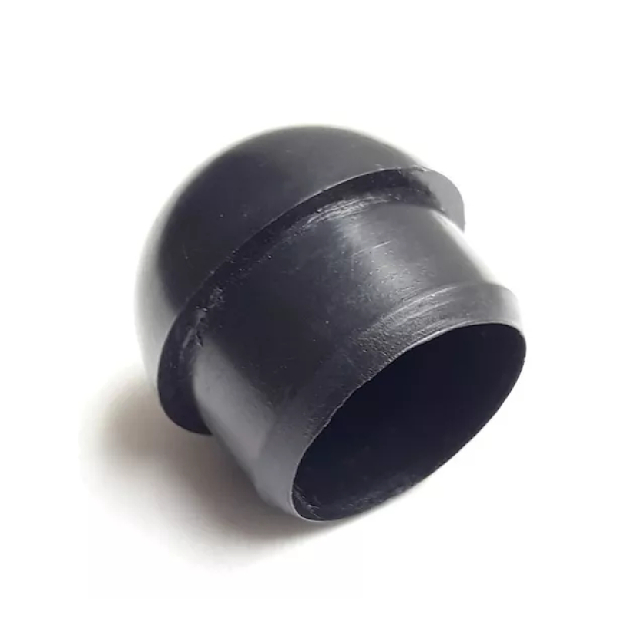 REGATON PLASTICO NEGRO HONGO INTERIOR 3/4" LARGO