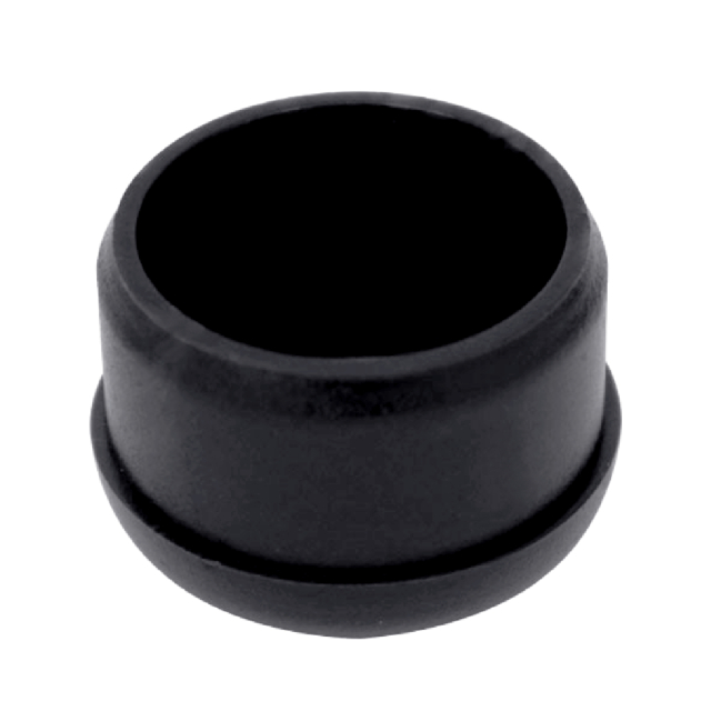 REGATON PLASTICO NEGRO REDONDO PLANO 7/8"