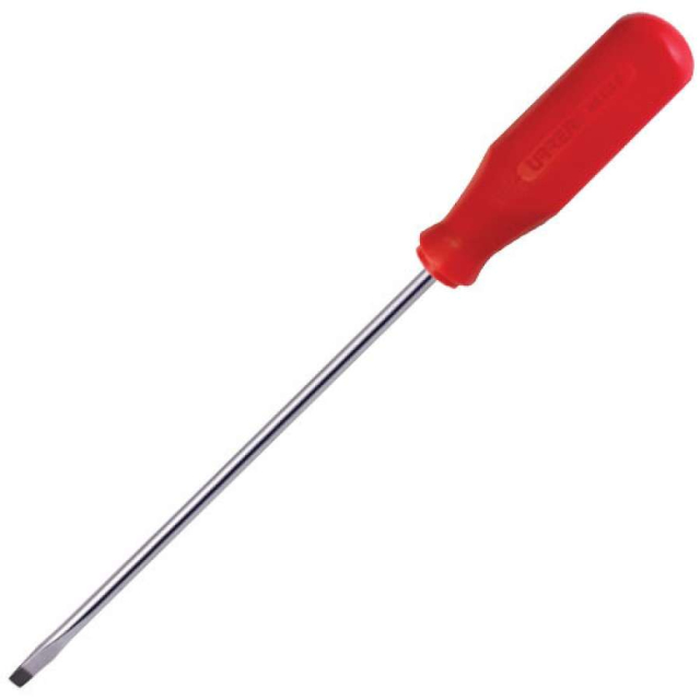 DESARMADOR URREA PLANO CABINET ROJO 1/4" X 10" (9636R)