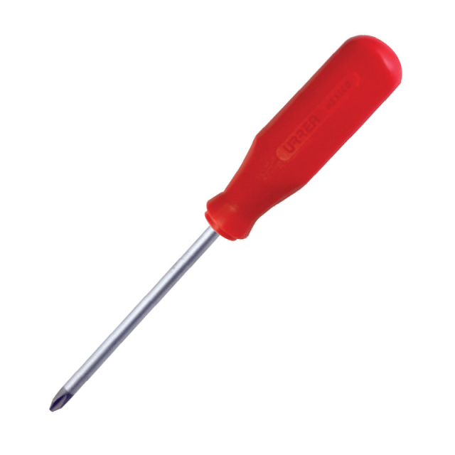 DESARMADOR URREA PHILLIPS ROJO 1/8" X 8" #0 (9689R)