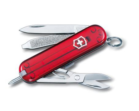 HERRAMIENTA VICTORINOX SIGNATURE STYLUS PENROJA TRANSPARENTE, 7 USOS (0.6225.ST)