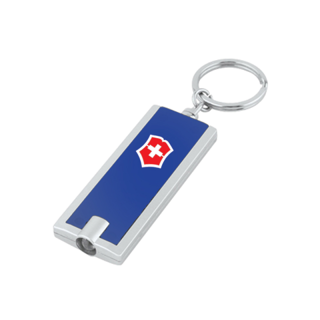 LLAVERO VICTORINOX RECTANGULAR C/LUZ LED, AZUL (KC112.2)