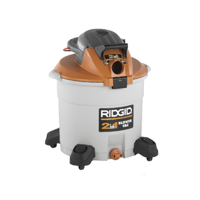 ASPIRADORA SOPLADORA RIDGID SOLIDOS Y LIQUIDOS 16 GAL. (WD1665M)