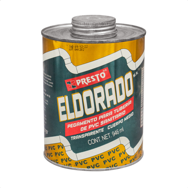 PEGAMENTO PVC EL DORADO CED. 40, 946ML