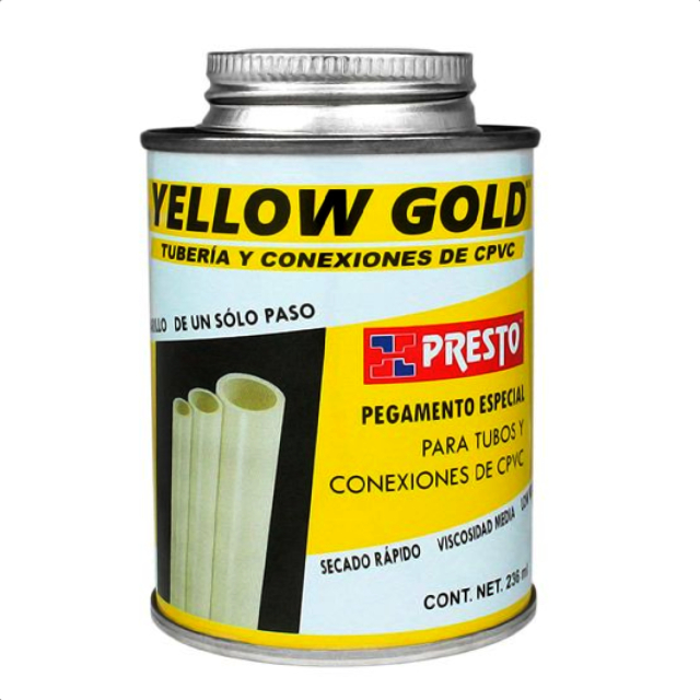 PEGAMENTO CPVC FLOWGUARD GOLD PRESTO 236 ML