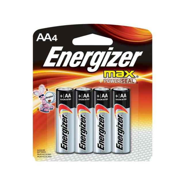 PILA ENERGIZER "AA" BLISTER 4 PZAS (E91BP-4)