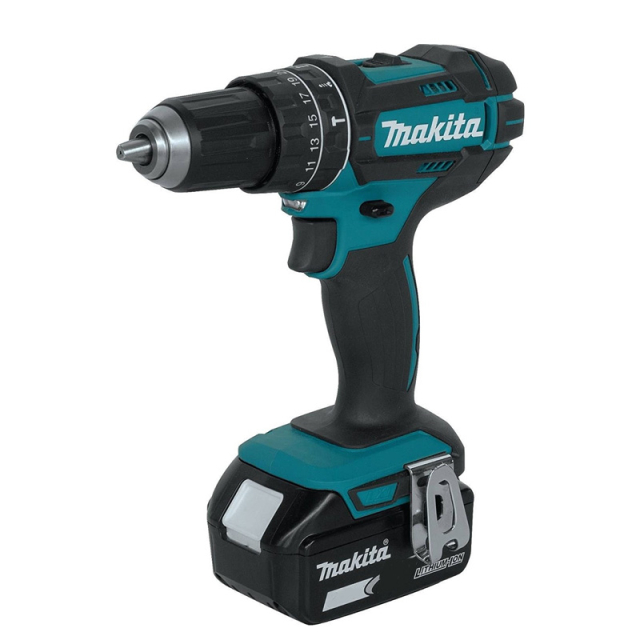 TALADRO ROTOMARTILLO INALAMBRICO MAKITA 5/16"-3/8" V.V.R. 0-450 0-1,700 RPM (HP331DWME)