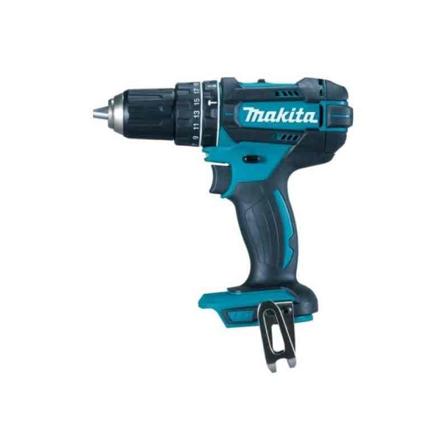 TALADRO ROTOMARTILLO INALAMBRICO MAKITA 1/2" V.V.R. 18 V 2 VEL. 0-600 0-1,900 RPM (DHP482Z), SIN ACCESORIOS