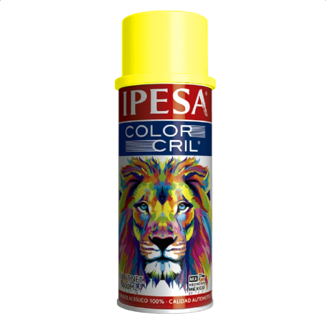 PINTURA AEROSOL IPESA ESMALTE ACRILICO AMARILLO FLUORESCENTE