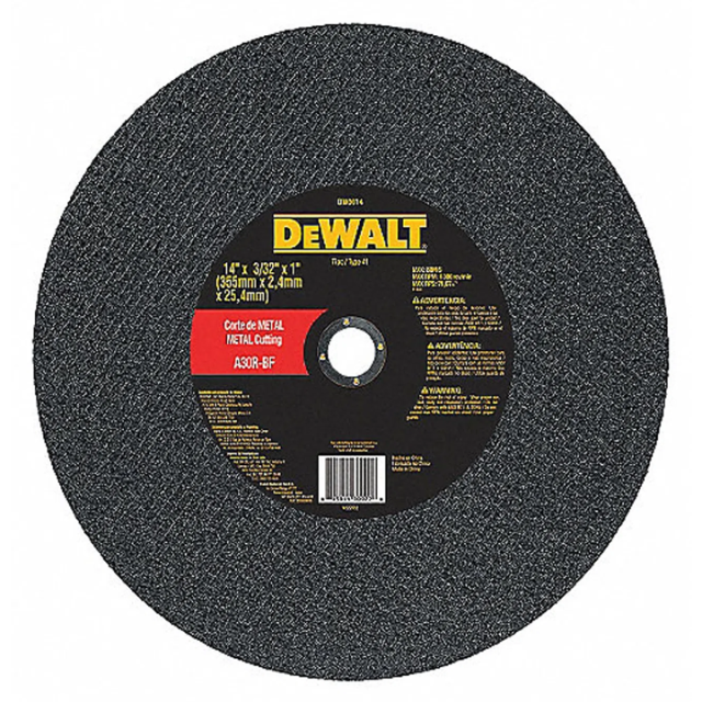 DISCO DEWALT P/CORTE DE METAL 14" X 7/64" X 1" (DW0014)