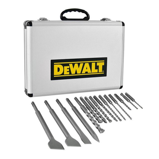 SET DE 11 BROCAS Y 4 CINCELES SDS PLUS DEWALT (DWA0870)