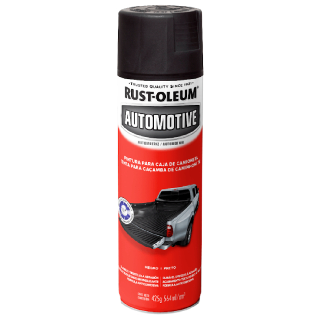 PINTURA AEROSOL CAJA DE CAMIONETA RUST-OLEUM NEGRO MATE 425 G (313500)