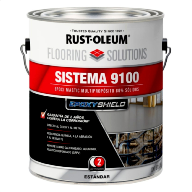 ACTIVADOR EPOXI MASTIC 9100 RUST-OLEUM ESTANDAR BRILLANTE 3.785 L (357497)