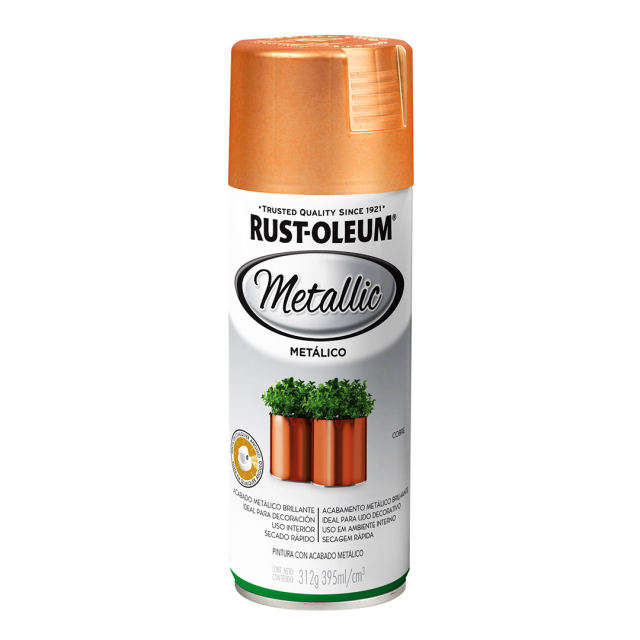 PINTURA AEROSOL RUST-OLEUM ACABADO METALICO COLOR COBRE (272075)