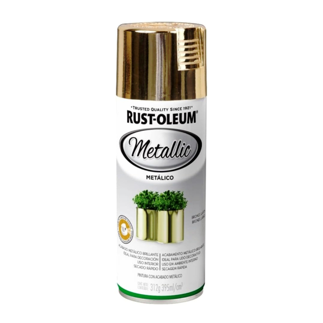 PINTURA AEROSOL RUST-OLEUM ACABADO METALICO COLOR BRONCE LATON (272074)