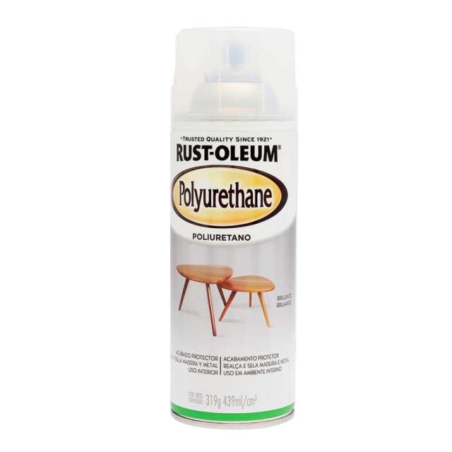 PINTURA AEROSOL RUST-OLEUM ACABADO POLIURETANO TRANSPARENTE BRILLANTE (272043)