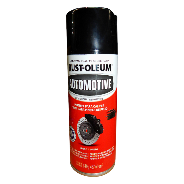 PINTURA AEROSOL RUST-OLEUM PARA CALIPER COLOR NEGRO BRILLANTE (313544)