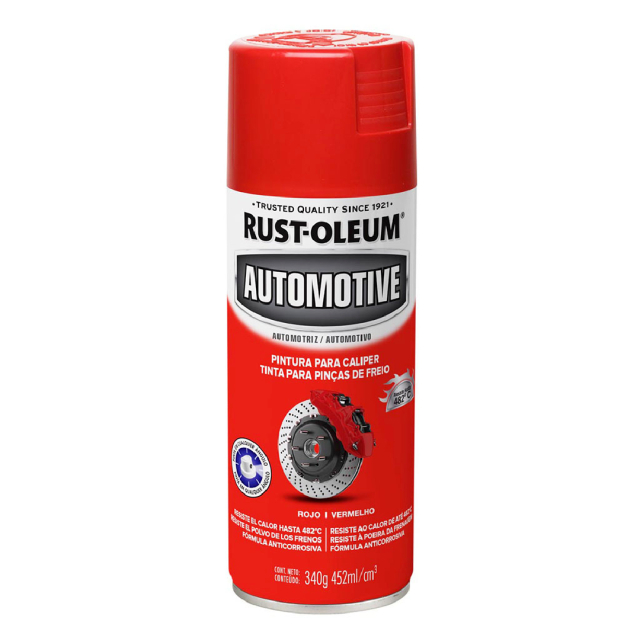 PINTURA AEROSOL RUST-OLEUM PARA CALIPER COLOR ROJO BRILLANTE (313516)