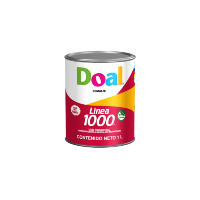 PINTURA DOAL ESMALTE NEGRO MATE 1057 LITRO (1 L)