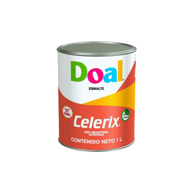 PINTURA DOAL ESMALTE CELERIX NEGRO 2517 LITRO (1 L)